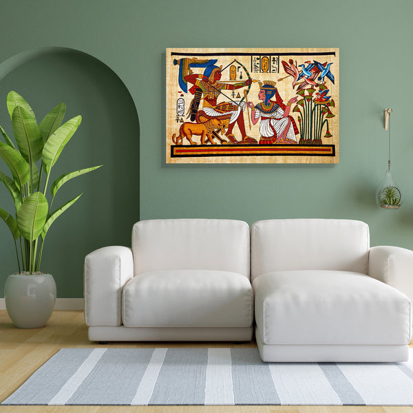 Egyptian Papyrus & Hieroglyph Canvas Painting Synthetic Frame-Paintings MDF Framing-AFF_FR-IC 5000232 IC 5000232, African, Ancient, Art and Paintings, Calligraphy, Culture, Drawing, Education, Ethnic, Eygptian, Historical, Maps, Medieval, Patterns, Religion, Religious, Schools, Signs, Signs and Symbols, Symbols, Text, Traditional, Tribal, Universities, Vintage, World Culture, egyptian, papyrus, hieroglyph, canvas, painting, for, bedroom, living, room, engineered, wood, frame, egypt, africa, antique, archeol