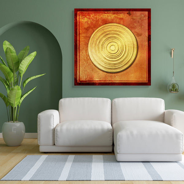 Abstract Asian Canvas Painting Synthetic Frame-Paintings MDF Framing-AFF_FR-IC 5003862 IC 5003862, Abstract Expressionism, Abstracts, Ancient, Art and Paintings, Asian, Buddhism, Circle, Culture, Drawing, Ethnic, Hinduism, Historical, Illustrations, Indian, Japanese, Medieval, Religion, Religious, Retro, Sanskrit, Semi Abstract, Signs, Signs and Symbols, Spiritual, Symbols, Traditional, Tribal, Vintage, World Culture, abstract, canvas, painting, for, bedroom, living, room, engineered, wood, frame, antique, 