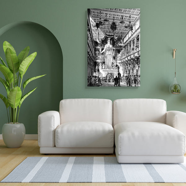Parthenon Athens Canvas Painting Synthetic Frame-Paintings MDF Framing-AFF_FR-IC 5005008 IC 5005008, Ancient, Architecture, Drawing, Greek, Historical, Illustrations, Landscapes, Medieval, Places, Scenic, Victorian, Vintage, parthenon, athens, canvas, painting, for, bedroom, living, room, engineered, wood, frame, acropolis, antique, athena, classical, engraving, greece, illustration, landscape, monument, statue, artzfolio, wall decor for living room, wall frames for living room, frames for living room, wall