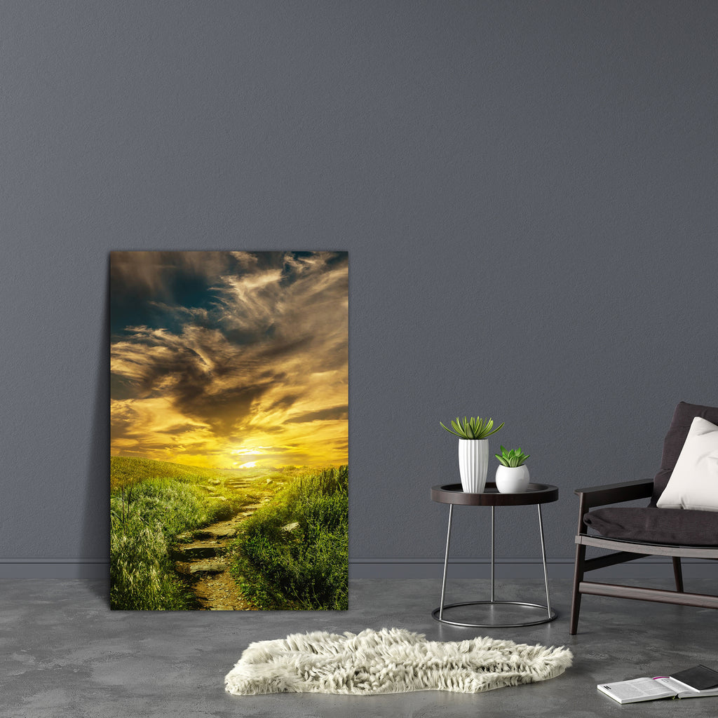Road To The Hill In The Clouds D2 Canvas Painting Synthetic Frame-Paintings MDF Framing-AFF_FR-IC 5005487 IC 5005487, Botanical, Collages, Fantasy, Floral, Flowers, Futurism, Illustrations, Landscapes, Mountains, Nature, Scenic, Science Fiction, Space, road, to, the, hill, in, clouds, d2, canvas, painting, synthetic, frame, adoption, background, bush, cloudy, collage, contemplation, dream, experience, feelings, fiction, field, future, ghost, grass, gravel, harvesting, illusion, illustration, knowledge, land
