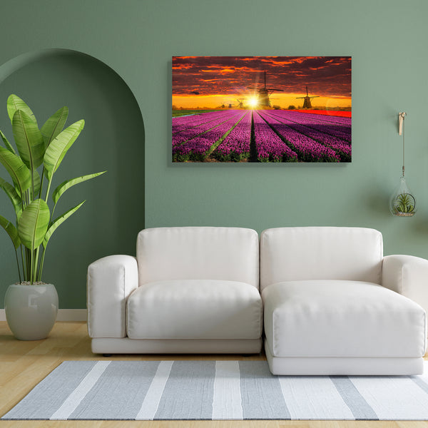 Windmill With Tulip Field Holland D2 Canvas Painting Synthetic Frame-Paintings MDF Framing-AFF_FR-IC 5005634 IC 5005634, Architecture, Automobiles, Botanical, Countries, Culture, Ethnic, Floral, Flowers, Landmarks, Landscapes, Nature, Places, Rural, Scenic, Sunrises, Sunsets, Traditional, Transportation, Travel, Tribal, Vehicles, World Culture, windmill, with, tulip, field, holland, d2, canvas, painting, for, bedroom, living, room, engineered, wood, frame, agriculture, blossom, blue, cloud, country, country