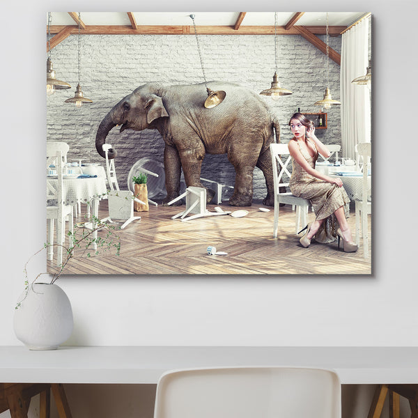 Elephant Calm In A Restaurant Interior Peel & Stick Vinyl Wall Sticker-Laminated Wall Stickers-ART_VN_UN-IC 5006957 IC 5006957, Animals, elephant, calm, in, a, restaurant, interior, peel, stick, vinyl, wall, sticker, for, home, decoration, creative, concept, idea, the, room, concepts, ideas, chaos, artistic, catering, furniture, accident, afraid, alone, animal, apartment, awkward, beautiful, big, break, cafe, chair, clumsy, cry, destruction, disorder, fearful, frightened, girl, large, mammal, panicked, reno