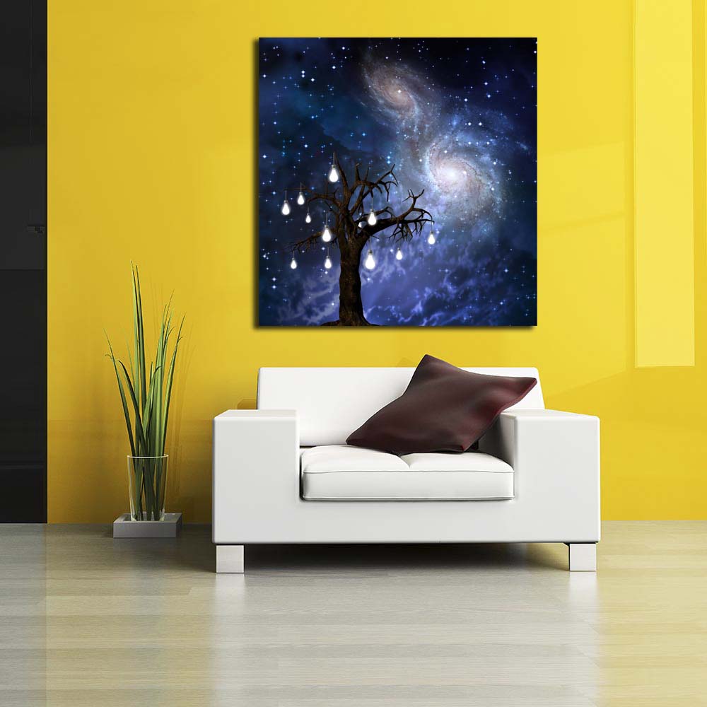 BOTH SIDES［ENLIGHTENMENT］ Enlightenment Canvas Painting Synthetic Frame – ArtzFolio.com