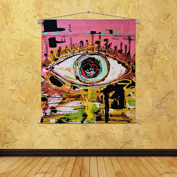 ArtzFolio Abstract Composition Of Human Eye Fabric Painting Tapestry Scroll Art Hanging-Scroll Art-AZART27417105TAP_L-Image Code 5003371 Vishnu Image Folio Pvt Ltd, IC 5003371, ArtzFolio, Scroll Art, Abstract, Fine Art Reprint, composition, of, human, eye, canvas, fabric, painting, tapestry, scroll, art, hanging, unusual, original, autotrace, image, acrylic, tapestries, room tapestry, hanging tapestry, huge tapestry, amazonbasics, tapestry cloth, fabric wall hanging, unique tapestries, wall tapestry, small 