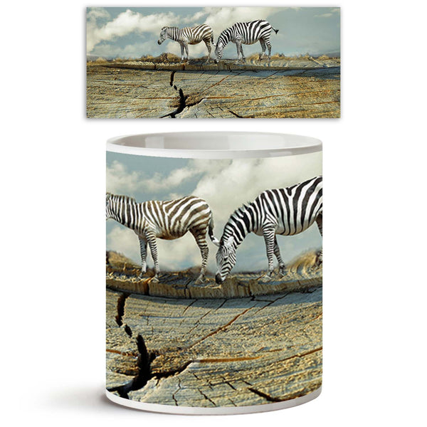 Two Zebras In A Surreal Landscape Ceramic Coffee Tea Mug Inside White-Coffee Mugs-MUG-IC 5004086 IC 5004086, Animals, Illustrations, Landscapes, Nature, Scenic, Surrealism, two, zebras, in, a, surreal, landscape, ceramic, coffee, tea, mug, inside, white, animal, artistic, beautiful, cloud, composition, creep, funny, illustration, illustrative, imagination, imagine, joy, joyful, mammal, outside, profile, sky, square, surrealistic, unique, zebra, artzfolio, coffee mugs, custom coffee mugs, promotional coffee 