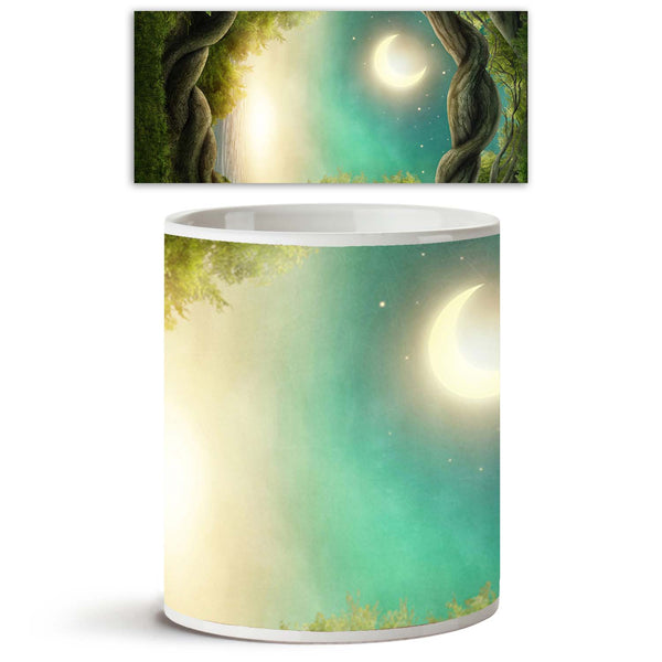 Dark Forest Ceramic Coffee Tea Mug Inside White-Coffee Mugs-MUG-IC 5004620 IC 5004620, Fantasy, Landscapes, Nature, Scenic, Space, Surrealism, Wooden, dark, forest, ceramic, coffee, tea, mug, inside, white, fairy, enchanted, magic, tale, jungle, moonlight, fairies, landscape, surreal, sunlight, fairytale, tales, woods, forests, fog, adventure, bright, copy, darkness, day, deep, dreams, dreamy, green, imagination, imagine, leaves, lights, mist, misty, mysterious, mystery, natural, nobody, outdoor, plant, ray