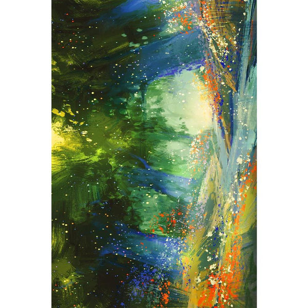Mystic Blue & Green Forest Unframed Paper Poster-Paper Posters Unframed-POS_UN-IC 5004983 IC 5004983, Abstract Expressionism, Abstracts, Art and Paintings, Botanical, Fantasy, Floral, Flowers, Illustrations, Landscapes, Nature, Paintings, Scenic, Semi Abstract, Signs, Signs and Symbols, Watercolour, Wooden, mystic, blue, green, forest, unframed, paper, wall, poster, enchanted, jungle, landscape, fairy, magic, firefly, garden, tale, abstract, fairies, woods, oil, painting, watercolor, forests, acrylic, art, 