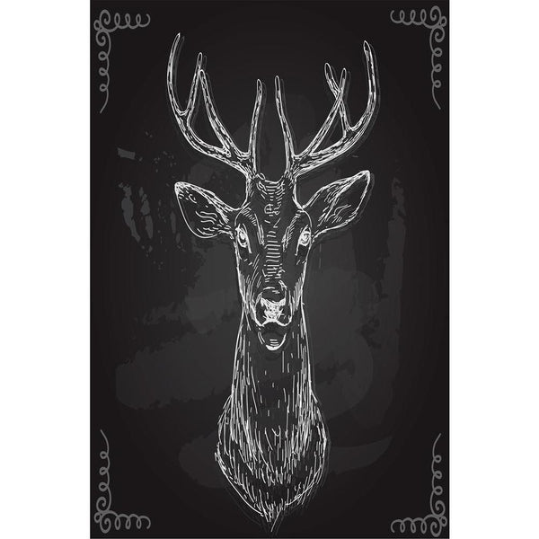 Deer D4 Unframed Paper Poster-Paper Posters Unframed-POS_UN-IC 5005086 IC 5005086, Abstract Expressionism, Abstracts, Ancient, Animals, Animated Cartoons, Art and Paintings, Black and White, Caricature, Cartoons, Christianity, Digital, Digital Art, Drawing, Graphic, Hand Drawn, Historical, Illustrations, Individuals, Medieval, Nature, Paintings, Portraits, Retro, Scenic, Semi Abstract, Signs, Signs and Symbols, Sketches, Symbols, Vintage, White, Wildlife, deer, d4, unframed, paper, wall, poster, head, abstr