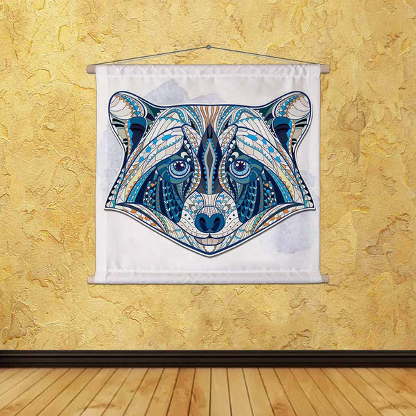 ArtzFolio Head of Raccoon Fabric Painting Tapestry Scroll Art Hanging-Scroll Art-AZART44179252TAP_L-Image Code 5005185 Vishnu Image Folio Pvt Ltd, IC 5005185, ArtzFolio, Scroll Art, Animals, Kids, Digital Art, head, of, raccoon, canvas, fabric, painting, tapestry, scroll, art, hanging, ethnic, patterned, grange, background/, african, indian, totem, tattoo, design, isolated, decoration, tribal, ornament, mammals, vector, symbol, graphic, drawing, abstract, illustration, detailed, ornamental, decorative, text