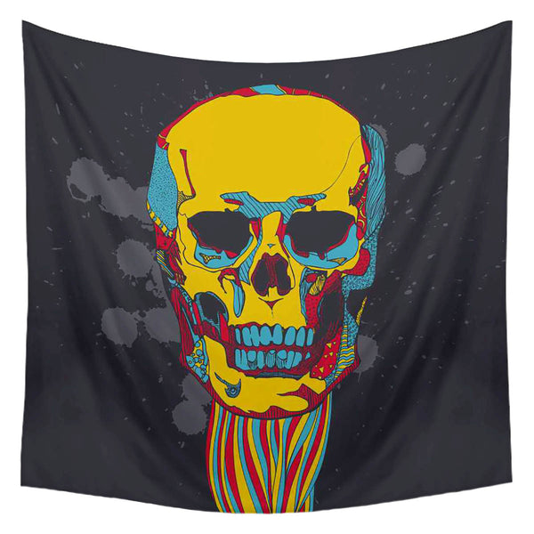ArtzFolio Day Of The Dead Colorful Skull Fabric Tapestry Wall Hanging-Tapestries-AZART45135869TAP_L-Image Code 5005276 Vishnu Image Folio Pvt Ltd, IC 5005276, ArtzFolio, Tapestries, Abstract, Digital Art, day, of, the, dead, colorful, skull, canvas, fabric, painting, tapestry, wall, art, hanging, ornament, room tapestry, hanging tapestry, huge tapestry, amazonbasics, tapestry cloth, fabric wall hanging, unique tapestries, wall tapestry, small tapestry, tapestry wall decor, cheap tapestries, affordable tapes