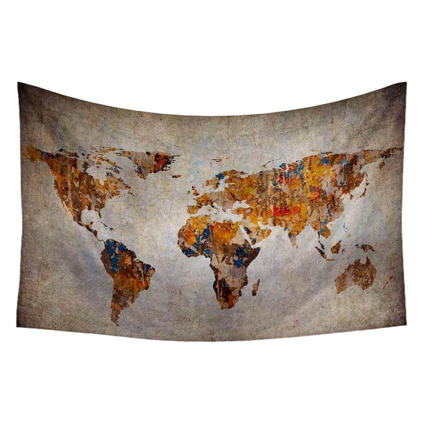 ArtzFolio Photo of Grunge Map of the World Fabric Tapestry Wall Hanging-Tapestries-AZ5005798TAP_RF_R-0-Image Code 5005798 Vishnu Image Folio Pvt Ltd, IC 5005798, ArtzFolio, Tapestries, Places, Vintage, Digital Art, photo, of, grunge, map, the, world, canvas, fabric, painting, tapestry, wall, art, hanging, ancient, old, abstract, africa, aged, america, antique, asia, atlantic, atlas, australia, background, book, border, burned, burnt, color, decorative, dirty, earth, europe, frame, geography, global, grungy,