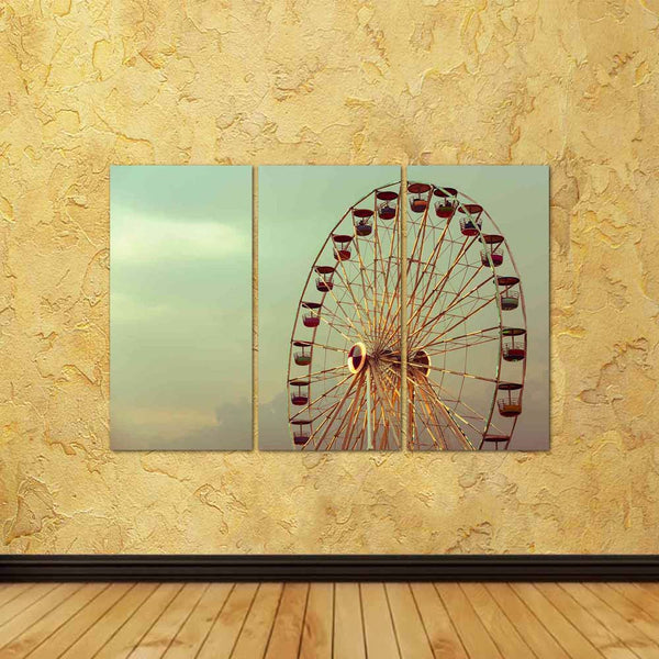 ArtzFolio Photo of Vintage Ferris Wheel At Amusement Park Split Art Painting Panel on Sunboard-Split Art Panels-AZ5006772SPL_FR_RF_R-0-Image Code 5006772 Vishnu Image Folio Pvt Ltd, IC 5006772, ArtzFolio, Split Art Panels, Places, Photography, photo, of, vintage, ferris, wheel, at, amusement, park, split, art, painting, panel, on, sunboard, framed, canvas, print, wall, for, living, room, with, frame, poster, pitaara, box, large, size, drawing, big, office, reception, kids, designer, decorative, amazonbasics