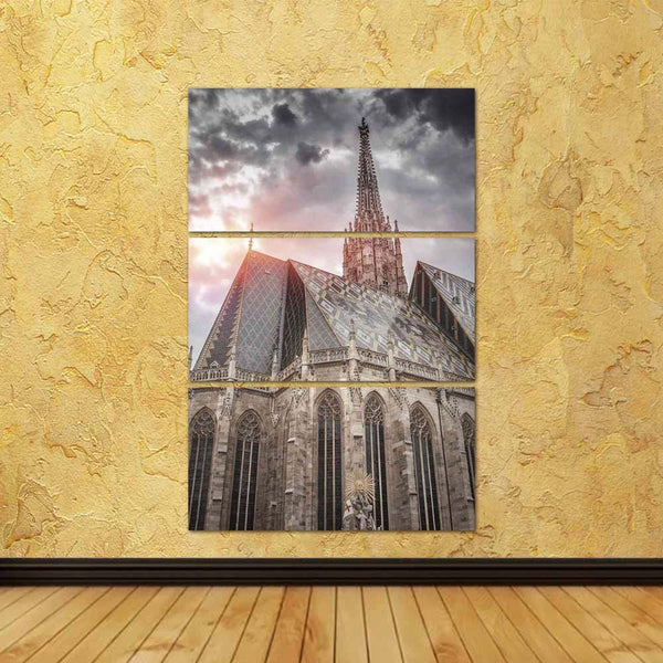 ArtzFolio Side View St. Stephen's Cathedral, Vienna, Austria Split Art Painting Panel on Sunboard-Split Art Panels-AZ5006895SPL_FR_RF_R-0-Image Code 5006895 Vishnu Image Folio Pvt Ltd, IC 5006895, ArtzFolio, Split Art Panels, Places, Photography, side, view, st., stephen's, cathedral, vienna, austria, split, art, painting, panel, on, sunboard, framed, canvas, print, wall, for, living, room, with, frame, poster, pitaara, box, large, size, drawing, big, office, reception, of, kids, designer, decorative, amazo