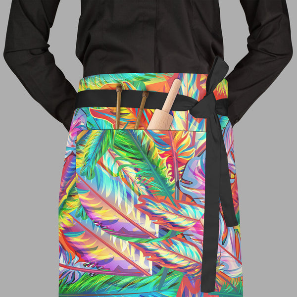 Bright Feathers Apron | Adjustable, Free Size & Waist Tiebacks-Aprons Waist to Feet-APR_WS_FT-IC 5007206 IC 5007206, Abstract Expressionism, Abstracts, Art and Paintings, Birds, Decorative, Drawing, Festivals, Festivals and Occasions, Festive, Illustrations, Nature, Paintings, Patterns, Scenic, Semi Abstract, Signs, Signs and Symbols, bright, feathers, full-length, waist, to, feet, apron, poly-cotton, fabric, adjustable, tiebacks, seamless, feather, abstract, art, backdrop, background, beautiful, bird, braz