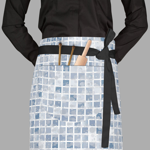 Brown Tiles Apron | Adjustable, Free Size & Waist Tiebacks-Aprons Waist to Feet-APR_WS_FT-IC 5007210 IC 5007210, Abstract Expressionism, Abstracts, Ancient, Architecture, Check, Circle, Decorative, Geometric, Geometric Abstraction, Grid Art, Historical, Marble, Marble and Stone, Medieval, Modern Art, Patterns, Retro, Semi Abstract, Vintage, brown, tiles, full-length, waist, to, feet, apron, poly-cotton, fabric, adjustable, tiebacks, abstract, background, bathroom, beautiful, block, blue, checks, closeup, co