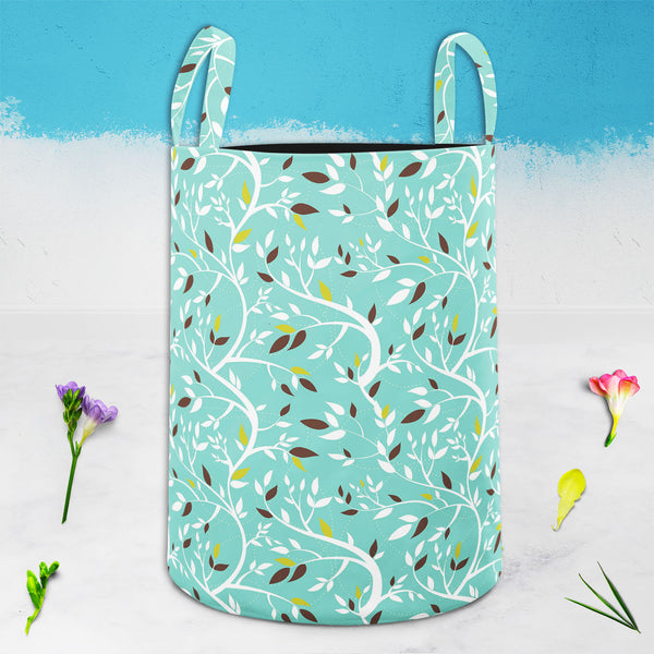 Branches Foldable Open Storage Bin | Organizer Box, Toy Basket, Shelf Box, Laundry Bag | Canvas Fabric-Storage Bins-STR_BI_CB-IC 5007218 IC 5007218, Abstract Expressionism, Abstracts, Ancient, Art and Paintings, Baroque, Botanical, Decorative, Digital, Digital Art, Floral, Flowers, Graphic, Historical, Illustrations, Medieval, Modern Art, Nature, Paintings, Patterns, Rococo, Scenic, Seasons, Semi Abstract, Signs, Signs and Symbols, Vintage, branches, foldable, open, storage, bin, organizer, box, toy, basket