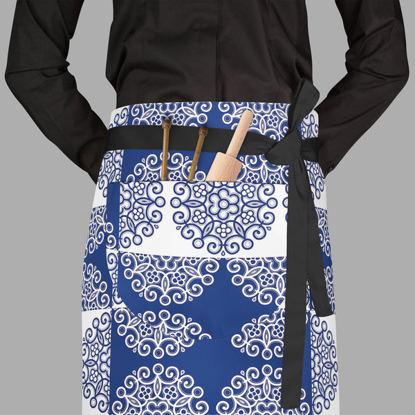 Lace Ornate Apron | Adjustable, Free Size & Waist Tiebacks-Aprons Waist to Feet-APR_WS_FT-IC 5007250 IC 5007250, Abstract Expressionism, Abstracts, Ancient, Art and Paintings, Circle, Culture, Decorative, Digital, Digital Art, Drawing, Ethnic, Fashion, Graphic, Historical, Illustrations, Medieval, Patterns, Retro, Semi Abstract, Signs, Signs and Symbols, Space, Traditional, Tribal, Victorian, Vintage, World Culture, lace, ornate, full-length, waist, to, feet, apron, poly-cotton, fabric, adjustable, tiebacks