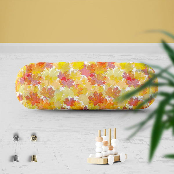 Autumn Leaves D2 Bolster Cover Booster Cases | Concealed Zipper Opening-Bolster Covers-BOL_CV_ZP-IC 5007285 IC 5007285, Abstract Expressionism, Abstracts, Art and Paintings, Botanical, Decorative, Floral, Flowers, Holidays, Illustrations, Nature, Patterns, Scenic, Seasons, Semi Abstract, Signs, Signs and Symbols, Space, Wooden, autumn, leaves, d2, bolster, cover, booster, cases, zipper, opening, poly, cotton, fabric, september, abstract, art, backdrop, background, banner, botany, branch, bright, card, color