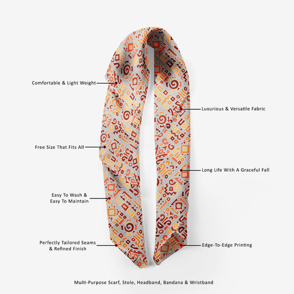 Ethnic Africa Printed Scarf | Neckwear Balaclava | Girls & Women | Soft Poly Fabric-Scarfs Basic-SCF_FB_BS-IC 5007293 IC 5007293, Abstract Expressionism, Abstracts, African, Art and Paintings, Asian, Botanical, Circle, Culture, Digital, Digital Art, Dots, Ethnic, Floral, Flowers, Geometric, Geometric Abstraction, Graphic, Hand Drawn, Illustrations, Nature, Patterns, Semi Abstract, Signs, Signs and Symbols, Stripes, Traditional, Triangles, Tribal, World Culture, africa, printed, scarf, neckwear, balaclava, g