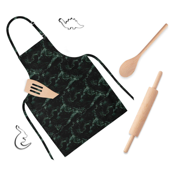 Green Apron | Adjustable, Free Size & Waist Tiebacks-Aprons Neck to Knee-APR_NK_KN-IC 5007298 IC 5007298, Abstract Expressionism, Abstracts, Art and Paintings, Black, Black and White, Marble, Marble and Stone, Patterns, Semi Abstract, Signs, Signs and Symbols, green, full-length, apron, poly-cotton, fabric, adjustable, neck, buckle, waist, tiebacks, texture, granite, abstract, art, backdrop, background, built, structure, construction, material, dark, decoration, deep, design, natural, pattern, rock, rough, 