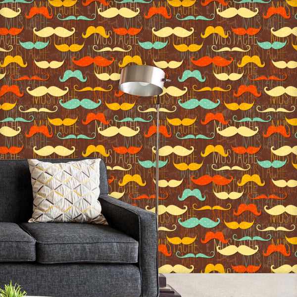 Vintage Mustache D1 Wallpaper Roll-Wallpapers Peel & Stick-WAL_PA-IC 5007335 IC 5007335, Abstract Expressionism, Abstracts, Ancient, Animated Cartoons, Art and Paintings, Calligraphy, Caricature, Cartoons, Drawing, Fashion, Historical, Illustrations, Medieval, Patterns, Retro, Semi Abstract, Signs, Signs and Symbols, Symbols, Text, Vintage, mustache, d1, peel, stick, vinyl, wallpaper, roll, non-pvc, self-adhesive, eco-friendly, water-repellent, scratch-resistant, moustache, mustaches, abstract, aristocrat, 