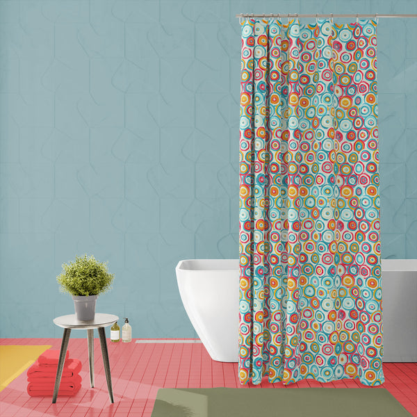 Psychedelic Style Washable Waterproof Shower Curtain-Shower Curtains-CUR_SH-IC 5007374 IC 5007374, Abstract Expressionism, Abstracts, Ancient, Art and Paintings, Black, Black and White, Circle, Decorative, Drawing, Geometric, Geometric Abstraction, Historical, Illustrations, Medieval, Patterns, Semi Abstract, Signs, Signs and Symbols, Vintage, psychedelic, style, washable, waterproof, polyester, shower, curtain, eyelets, abstract, art, artistic, background, beautiful, bright, brown, canvas, chemistry, circl