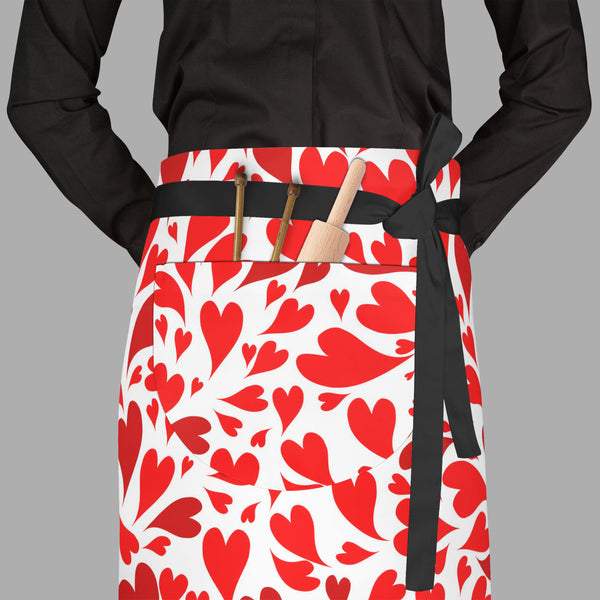 Valentine Hearts D1 Apron | Adjustable, Free Size & Waist Tiebacks-Aprons Waist to Feet-APR_WS_FT-IC 5007445 IC 5007445, Abstract Expressionism, Abstracts, Animated Cartoons, Arrows, Art and Paintings, Black and White, Caricature, Cartoons, Digital, Digital Art, Drawing, Graphic, Hearts, Holidays, Icons, Illustrations, Love, Modern Art, Patterns, Romance, Semi Abstract, Signs, Signs and Symbols, Symbols, White, valentine, d1, full-length, waist, to, feet, apron, poly-cotton, fabric, adjustable, tiebacks, ab