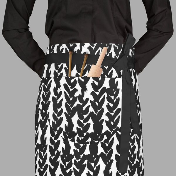 Painted Braids Apron | Adjustable, Free Size & Waist Tiebacks-Aprons Waist to Feet-APR_WS_FT-IC 5007480 IC 5007480, Abstract Expressionism, Abstracts, African, Ancient, Art and Paintings, Aztec, Black, Black and White, Bohemian, Brush Stroke, Chevron, Culture, Digital, Digital Art, Drawing, Ethnic, Fashion, Graphic, Hand Drawn, Herringbone, Historical, Illustrations, Medieval, Patterns, Retro, Semi Abstract, Signs, Signs and Symbols, Stripes, Traditional, Tribal, Vintage, Watercolour, White, World Culture, 