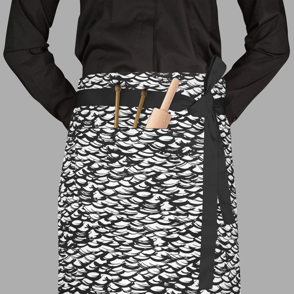 Ditsy Strokes Apron | Adjustable, Free Size & Waist Tiebacks-Aprons Waist to Feet-APR_WS_FT-IC 5007482 IC 5007482, African, Ancient, Animals, Birds, Black, Black and White, Bohemian, Brush Stroke, Digital, Digital Art, Graphic, Hand Drawn, Hipster, Historical, Medieval, Modern Art, Patterns, Retro, Signs, Signs and Symbols, Stripes, Vintage, ditsy, strokes, full-length, waist, to, feet, apron, poly-cotton, fabric, adjustable, tiebacks, animal, background, boho, bold, brush, stroke, chic, cross, hatch, desig