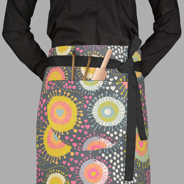 Romantic Texture Apron | Adjustable, Free Size & Waist Tiebacks-Aprons Waist to Feet-APR_WS_FT-IC 5007486 IC 5007486, Abstract Expressionism, Abstracts, Ancient, Art and Paintings, Black and White, Botanical, Circle, Digital, Digital Art, Dots, Drawing, Fashion, Floral, Flowers, Graphic, Hearts, Historical, Illustrations, Love, Medieval, Nature, Patterns, Retro, Romance, Semi Abstract, Signs, Signs and Symbols, Vintage, White, romantic, texture, full-length, waist, to, feet, apron, poly-cotton, fabric, adju