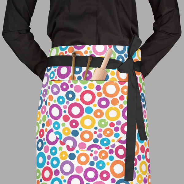 Colorful Circles D1 Apron | Adjustable, Free Size & Waist Tiebacks-Aprons Waist to Feet-APR_WS_FT-IC 5007496 IC 5007496, Abstract Expressionism, Abstracts, Baby, Children, Circle, Decorative, Digital, Digital Art, Fashion, Geometric, Geometric Abstraction, Graphic, Hand Drawn, Hipster, Illustrations, Kids, Modern Art, Patterns, Semi Abstract, Signs, Signs and Symbols, colorful, circles, d1, full-length, waist, to, feet, apron, poly-cotton, fabric, adjustable, tiebacks, abstract, artistic, background, blue, 