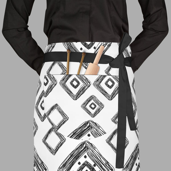 Geometric Art D1 Apron | Adjustable, Free Size & Waist Tiebacks-Aprons Waist to Feet-APR_WS_FT-IC 5007517 IC 5007517, Abstract Expressionism, Abstracts, Art and Paintings, Automobiles, Aztec, Black and White, Botanical, Culture, Digital, Digital Art, Ethnic, Fashion, Floral, Flowers, Geometric, Geometric Abstraction, Graphic, Hipster, Illustrations, Mexican, Modern Art, Nature, Patterns, Retro, Scenic, Semi Abstract, Signs, Signs and Symbols, Stripes, Traditional, Transportation, Travel, Tribal, Urban, Vehi