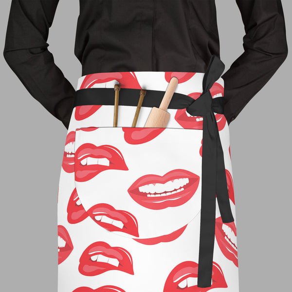 Lips D3 Apron | Adjustable, Free Size & Waist Tiebacks-Aprons Waist to Feet-APR_WS_FT-IC 5007519 IC 5007519, Art and Paintings, Illustrations, Love, Modern Art, Patterns, People, Pop Art, Romance, Signs, Signs and Symbols, lips, d3, full-length, waist, to, feet, apron, poly-cotton, fabric, adjustable, tiebacks, art, background, beauty, color, colorful, cosmetic, design, desire, emotions, female, fun, funny, girl, illustration, kiss, laughter, lipstick, lover, makeup, modern, mouth, open, paint, pattern, pop
