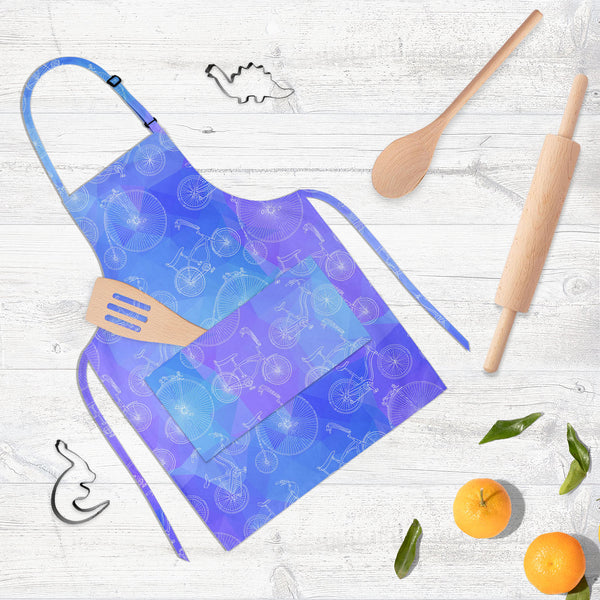 Bicycles D4 Apron | Adjustable, Free Size & Waist Tiebacks-Aprons Neck to Knee-APR_NK_KN-IC 5007528 IC 5007528, Art and Paintings, Automobiles, Bikes, Cities, City Views, Digital, Digital Art, Drawing, Graphic, Hipster, Hobbies, Illustrations, Patterns, Retro, Signs, Signs and Symbols, Sketches, Sports, Transportation, Travel, Vehicles, Vintage, Metallic, bicycles, d4, full-length, neck, to, knee, apron, poly-cotton, fabric, adjustable, buckle, waist, tiebacks, art, background, bicycle, bike, blue, circus, 