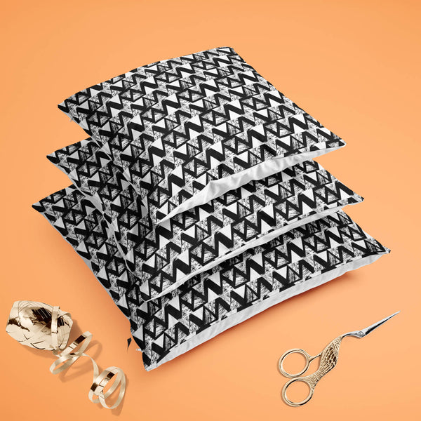 Geometrical Behaviour D4 Cushion Cover Throw Pillow-Cushion Covers-CUS_CV-IC 5007533 IC 5007533, Abstract Expressionism, Abstracts, African, Ancient, Art and Paintings, Aztec, Black and White, Bohemian, Brush Stroke, Chevron, Culture, Ethnic, Eygptian, Geometric, Geometric Abstraction, Graffiti, Hand Drawn, Historical, Medieval, Mexican, Modern Art, Patterns, Retro, Semi Abstract, Signs, Signs and Symbols, Splatter, Traditional, Triangles, Tribal, Vintage, Watercolour, White, World Culture, geometrical, beh
