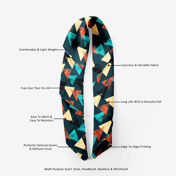 Triangled Printed Scarf | Neckwear Balaclava | Girls & Women | Soft Poly Fabric-Scarfs Basic--IC 5007540 IC 5007540, Abstract Expressionism, Abstracts, African, Ancient, Art and Paintings, Aztec, Bohemian, Brush Stroke, Chevron, Culture, Ethnic, Eygptian, Geometric, Geometric Abstraction, Graffiti, Hand Drawn, Historical, Medieval, Mexican, Modern Art, Patterns, Retro, Semi Abstract, Signs, Signs and Symbols, Splatter, Traditional, Triangles, Tribal, Vintage, Watercolour, World Culture, triangled, printed, 