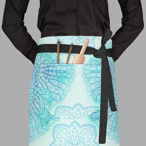 Ethnic Ornament D5 Apron | Adjustable, Free Size & Waist Tiebacks-Aprons Waist to Feet-APR_WS_FT-IC 5007550 IC 5007550, Abstract Expressionism, Abstracts, Allah, Arabic, Art and Paintings, Asian, Botanical, Circle, Cities, City Views, Culture, Drawing, Ethnic, Floral, Flowers, Geometric, Geometric Abstraction, Hinduism, Illustrations, Indian, Islam, Mandala, Nature, Paintings, Patterns, Retro, Semi Abstract, Signs, Signs and Symbols, Symbols, Traditional, Tribal, World Culture, ornament, d5, full-length, wa