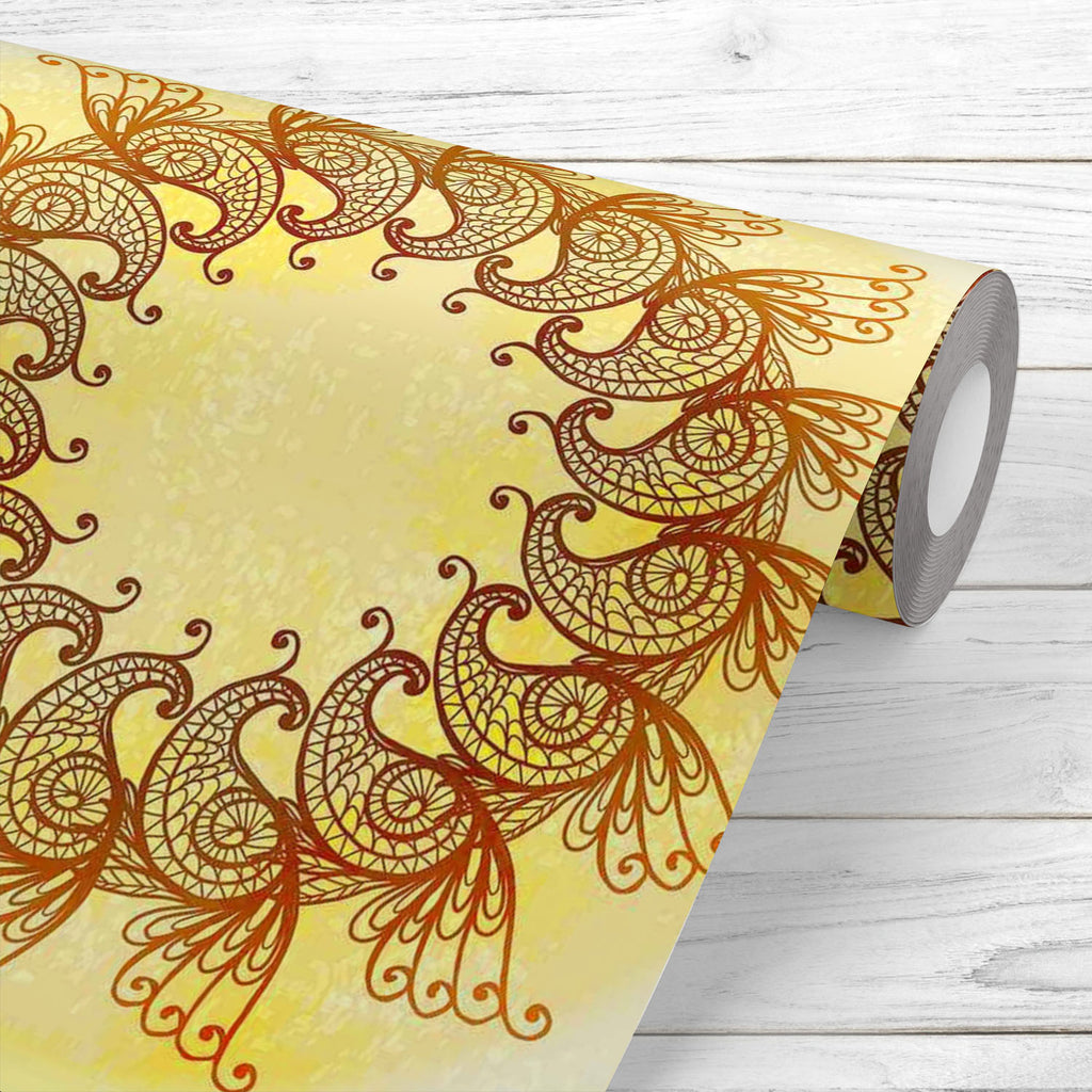 Ethnic Circular Ornament D2 Wallpaper Roll-Wallpapers Peel & Stick-WAL_PA-IC 5007561 IC 5007561, Abstract Expressionism, Abstracts, Allah, Arabic, Art and Paintings, Asian, Botanical, Circle, Cities, City Views, Culture, Drawing, Ethnic, Floral, Flowers, Geometric, Geometric Abstraction, Hinduism, Illustrations, Indian, Islam, Mandala, Nature, Paintings, Patterns, Retro, Semi Abstract, Signs, Signs and Symbols, Symbols, Traditional, Tribal, World Culture, circular, ornament, d2, wallpaper, roll, abstract, a