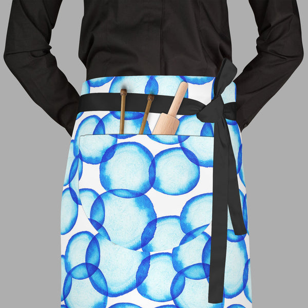 Soap Bubbles D2 Apron | Adjustable, Free Size & Waist Tiebacks-Aprons Waist to Feet-APR_WS_FT-IC 5007571 IC 5007571, Abstract Expressionism, Abstracts, Art and Paintings, Business, Circle, Dots, Illustrations, Parents, Patterns, Semi Abstract, Signs, Signs and Symbols, Splatter, Watercolour, soap, bubbles, d2, full-length, waist, to, feet, apron, poly-cotton, fabric, adjustable, tiebacks, abstract, aqua, art, atom, backdrop, background, bacteria, ball, biology, blowing, blue, brush, bubble, cell, condom, de