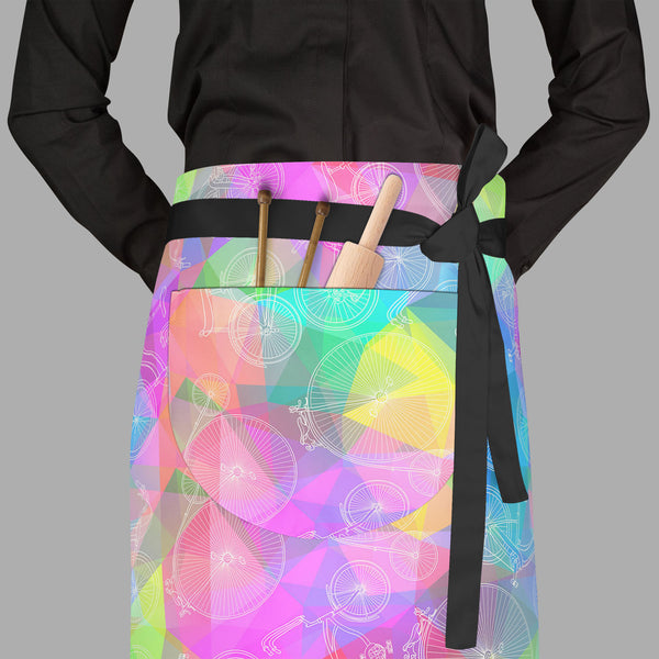 Bicycles D6 Apron | Adjustable, Free Size & Waist Tiebacks-Aprons Waist to Feet-APR_WS_FT-IC 5007582 IC 5007582, Ancient, Art and Paintings, Automobiles, Bikes, Cities, City Views, Digital, Digital Art, Drawing, Graphic, Hipster, Historical, Hobbies, Illustrations, Medieval, Patterns, Retro, Signs, Signs and Symbols, Sketches, Sports, Transportation, Travel, Triangles, Vehicles, Vintage, bicycles, d6, full-length, waist, to, feet, apron, poly-cotton, fabric, adjustable, tiebacks, art, background, bicycle, b