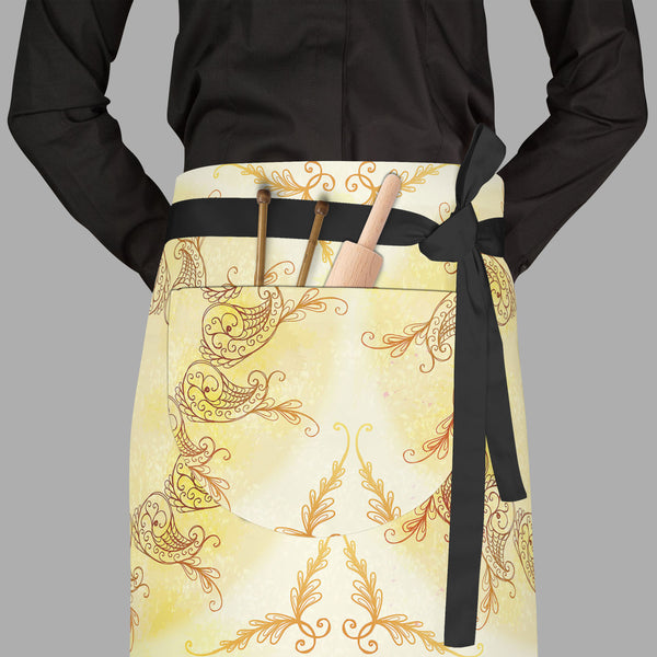Ethnic Circular Ornament D6 Apron | Adjustable, Free Size & Waist Tiebacks-Aprons Waist to Feet-APR_WS_FT-IC 5007587 IC 5007587, Abstract Expressionism, Abstracts, Allah, Arabic, Art and Paintings, Asian, Botanical, Circle, Cities, City Views, Culture, Drawing, Ethnic, Floral, Flowers, Geometric, Geometric Abstraction, Hinduism, Illustrations, Indian, Islam, Mandala, Nature, Paintings, Patterns, Retro, Semi Abstract, Signs, Signs and Symbols, Symbols, Traditional, Tribal, World Culture, circular, ornament, 