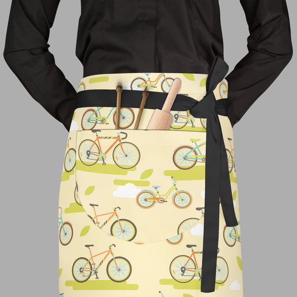 Bikes Apron | Adjustable, Free Size & Waist Tiebacks-Aprons Waist to Feet-APR_WS_FT-IC 5007588 IC 5007588, Abstract Expressionism, Abstracts, Animated Cartoons, Art and Paintings, Automobiles, Bikes, Caricature, Cartoons, Cities, City Views, Icons, Illustrations, Paintings, Patterns, Retro, Semi Abstract, Signs, Signs and Symbols, Sports, Symbols, Transportation, Travel, Vehicles, full-length, waist, to, feet, apron, poly-cotton, fabric, adjustable, tiebacks, abstract, activity, arts, backgrounds, bicycle, 