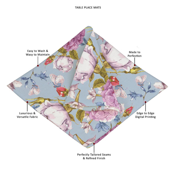 ArtzFolio Floral Roses Table Mat Placemat-Table Place Mats Fabric-AZKIT38069734MAT_TB_L-Image Code 5007625 Vishnu Image Folio Pvt Ltd, IC 5007625, ArtzFolio, Table Place Mats Fabric, Floral, Digital Art, roses, table, mat, placemat, canvas, fabric, seamless, vintage, background, placemats, large table mats, dinner mats, best placemats, dinner table placemats, table mats, dining placemats, dining mats, extra large placemats, cute placemats, table placemats, contemporary table mats, placement mats, large tabl