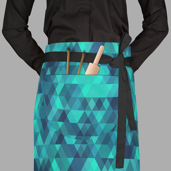 Creative Triangles D2 Apron | Adjustable, Free Size & Waist Tiebacks-Aprons Waist to Feet-APR_WS_FT-IC 5007636 IC 5007636, Abstract Expressionism, Abstracts, Digital, Digital Art, Fashion, Geometric, Geometric Abstraction, Graphic, Hipster, Illustrations, Modern Art, Patterns, Retro, Semi Abstract, Signs, Signs and Symbols, Triangles, creative, d2, full-length, waist, to, feet, apron, poly-cotton, fabric, adjustable, tiebacks, abstract, background, vector, backdrop, blue, cover, decoration, delta, design, d