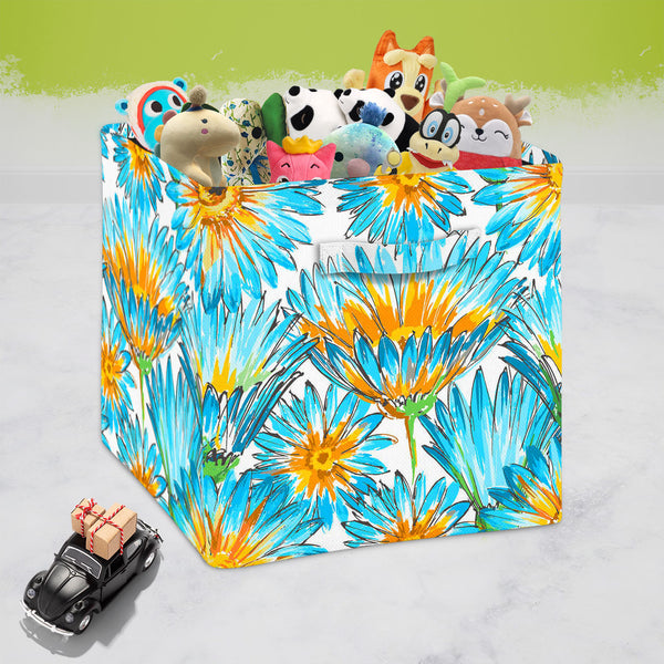 Budding Flowers D2 Foldable Open Storage Bin | Organizer Box, Toy Basket, Shelf Box, Laundry Bag | Canvas Fabric-Storage Bins-STR_BI_CB-IC 5007649 IC 5007649, Ancient, Black and White, Botanical, Decorative, Fashion, Floral, Flowers, Historical, Illustrations, Medieval, Nature, Patterns, Retro, Scenic, Signs, Signs and Symbols, Vintage, Watercolour, White, budding, d2, foldable, open, storage, bin, organizer, box, toy, basket, shelf, laundry, bag, canvas, fabric, pattern, watercolor, elegant, seamless, back