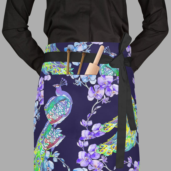 Tropical Pattern D1 Apron | Adjustable, Free Size & Waist Tiebacks-Aprons Waist to Feet-APR_WS_FT-IC 5007670 IC 5007670, Abstract Expressionism, Abstracts, Ancient, Animals, Art and Paintings, Asian, Birds, Botanical, Chinese, Decorative, Drawing, Fashion, Floral, Flowers, Historical, Illustrations, Japanese, Medieval, Nature, Paintings, Patterns, Scenic, Semi Abstract, Signs, Signs and Symbols, Tropical, Vintage, Watercolour, Wildlife, pattern, d1, full-length, waist, to, feet, apron, poly-cotton, fabric, 