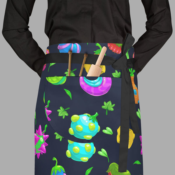 Funny Fruits Apron | Adjustable, Free Size & Waist Tiebacks-Aprons Waist to Feet-APR_WS_FT-IC 5007672 IC 5007672, Animated Cartoons, Art and Paintings, Caricature, Cartoons, Comics, Fantasy, Fruit and Vegetable, Fruits, Illustrations, Patterns, Signs, Signs and Symbols, Sports, Surrealism, Tropical, Vegetables, funny, full-length, waist, to, feet, apron, poly-cotton, fabric, adjustable, tiebacks, app, application, art, background, berries, bizarre, bright, cartoon, collection, color, colorful, comic, cool, 
