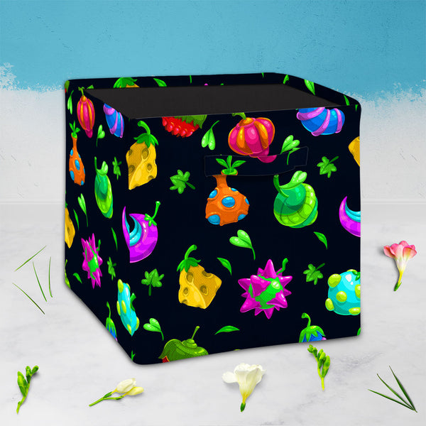 Funny Fruits Foldable Open Storage Bin | Organizer Box, Toy Basket, Shelf Box, Laundry Bag | Canvas Fabric-Storage Bins-STR_BI_CB-IC 5007672 IC 5007672, Animated Cartoons, Art and Paintings, Caricature, Cartoons, Comics, Fantasy, Fruit and Vegetable, Fruits, Illustrations, Patterns, Signs, Signs and Symbols, Sports, Surrealism, Tropical, Vegetables, funny, foldable, open, storage, bin, organizer, box, toy, basket, shelf, laundry, bag, canvas, fabric, app, application, art, background, berries, bizarre, brig