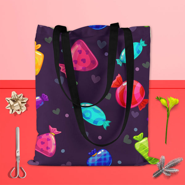 Candy Cartoon Tote Bag Shoulder Purse | Multipurpose-Tote Bags Basic-TOT_FB_BS-IC 5007680 IC 5007680, Animated Cartoons, Art and Paintings, Baby, Birthday, Caricature, Cartoons, Children, Cuisine, Decorative, Digital, Digital Art, Food, Food and Beverage, Food and Drink, Graphic, Hearts, Holidays, Illustrations, Kids, Love, Patterns, Pop Art, Signs, Signs and Symbols, candy, cartoon, tote, bag, shoulder, purse, cotton, canvas, fabric, multipurpose, art, background, beautiful, bright, caramel, celebration, c