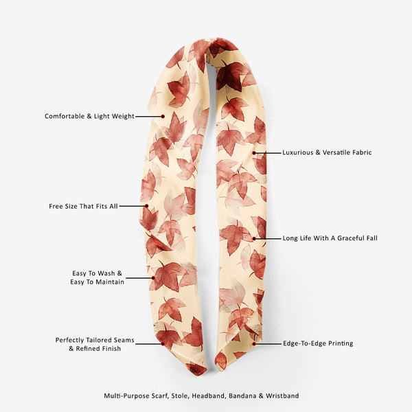 Autumn Leaves Printed Scarf | Neckwear Balaclava | Girls & Women | Soft Poly Fabric-Scarfs Basic--IC 5007683 IC 5007683, Botanical, Drawing, Fashion, Floral, Flowers, Illustrations, Nature, Patterns, Scenic, Seasons, Signs, Signs and Symbols, Sketches, Watercolour, autumn, leaves, printed, scarf, neckwear, balaclava, girls, women, soft, poly, fabric, background, beautiful, colore, creative, creativity, decor, decoration, design, drawn, effect, elegance, elegant, element, hand, illustration, image, interior,
